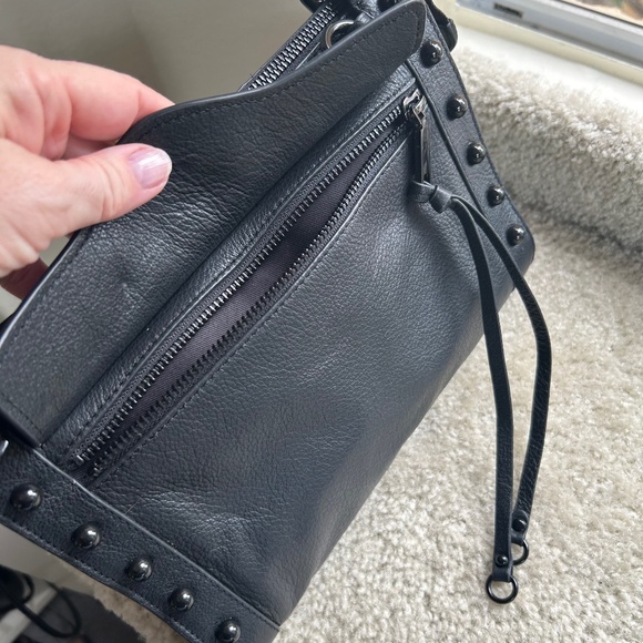 Rebecca Minkoff Leather Shoulder Bag with Stud detail - Picture 7 of 11